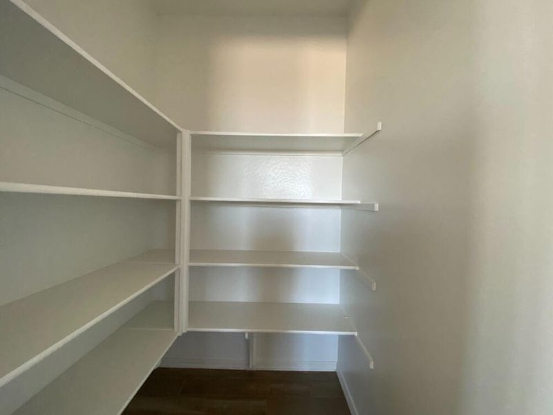 Large walk-in pantry