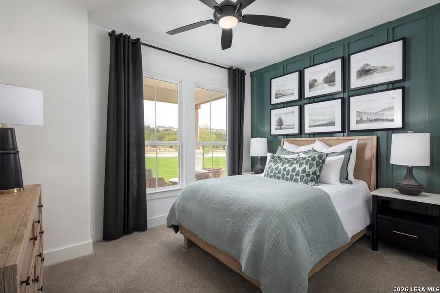 Furnished interior view inside a new home in The Parklands, Schertz (Image 8).