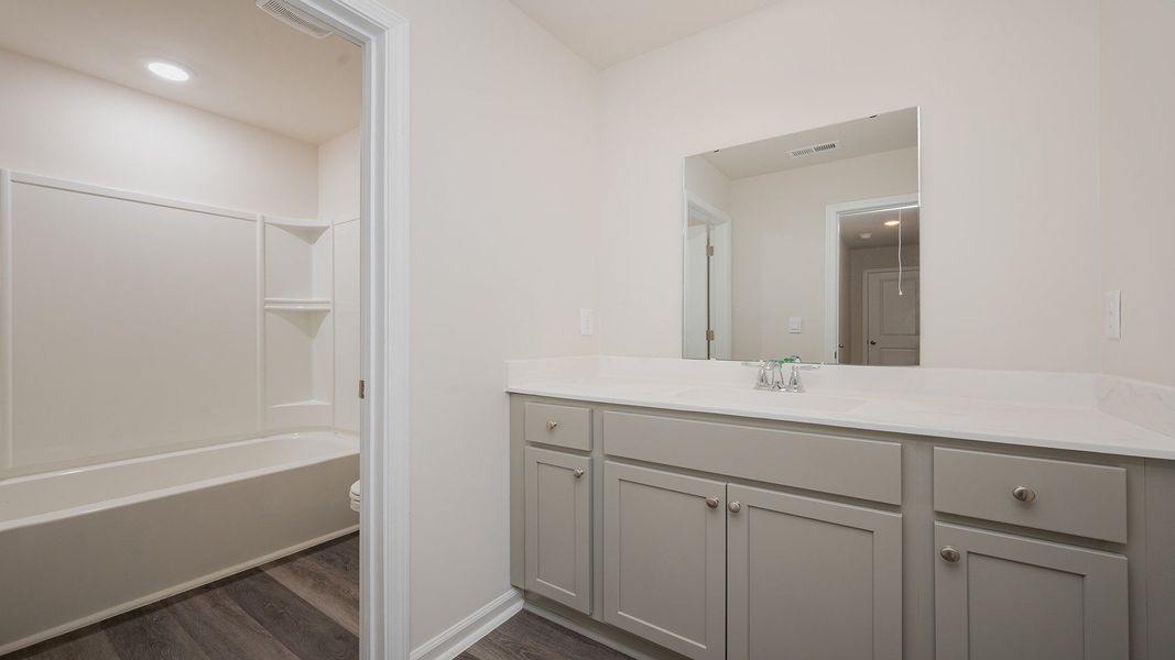 Furnished interior view inside a new home in Livingston Woods, Irmo (Image 8).