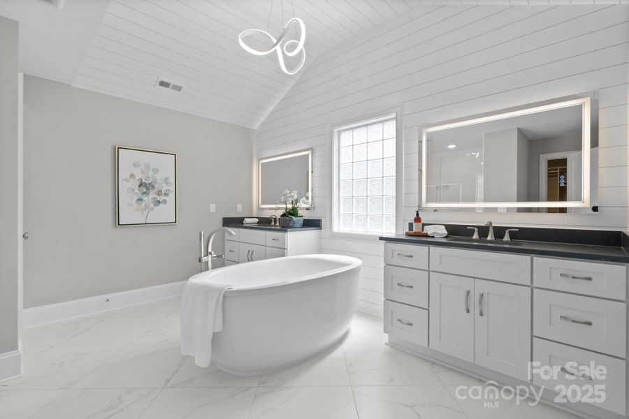 Furnished interior view inside a new home in , Charlotte (Image 7).