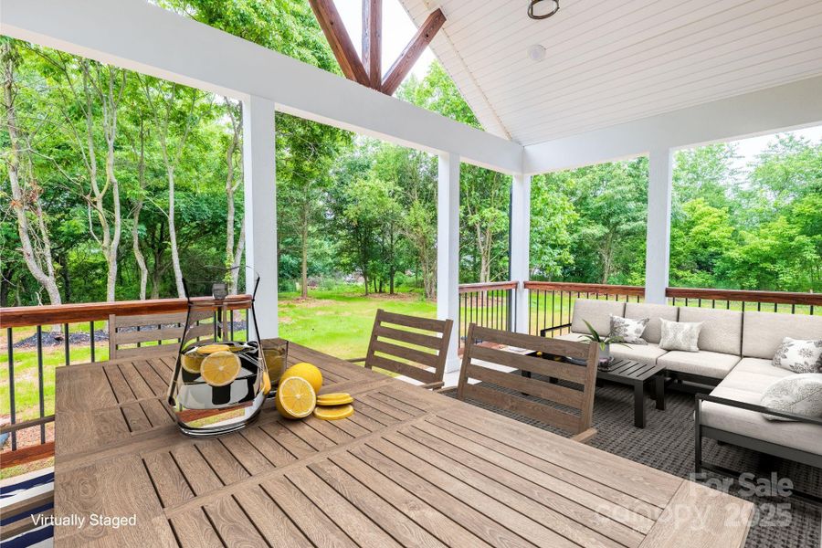 Exterior details and patio area of a home in , Shelby (Image 26).