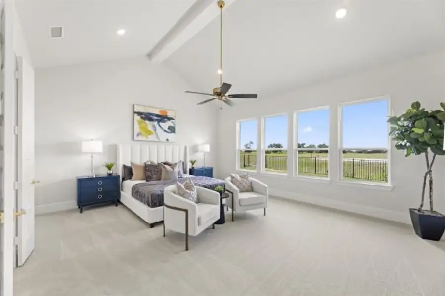 Furnished interior view inside a new home in Rio Vista at Kelly Ranch, Aledo (Image 17).