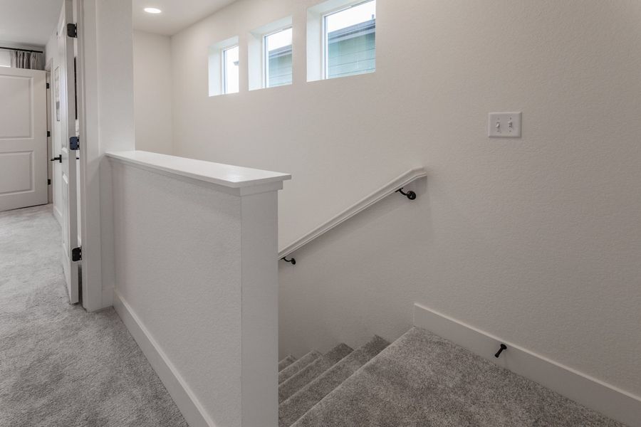 Representative unfurnished interior of a home built from the Magnolia by Hartford Homes in Prairie Song, Windsor (Image 22).