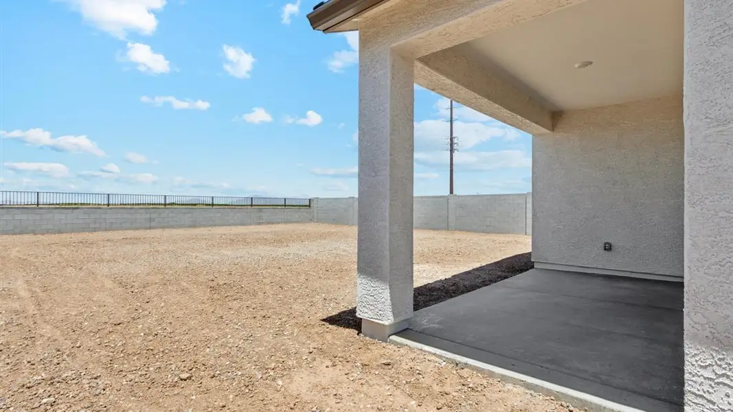 Exterior details and patio area of a home in Western Crossing, Florence (Image 3). Exterior details and patio area of a home in Western Crossing, Florence (Image 3).