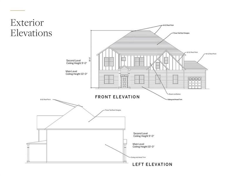 Exterior rendering of this home design in , Hoschton, GA (Image 3).
