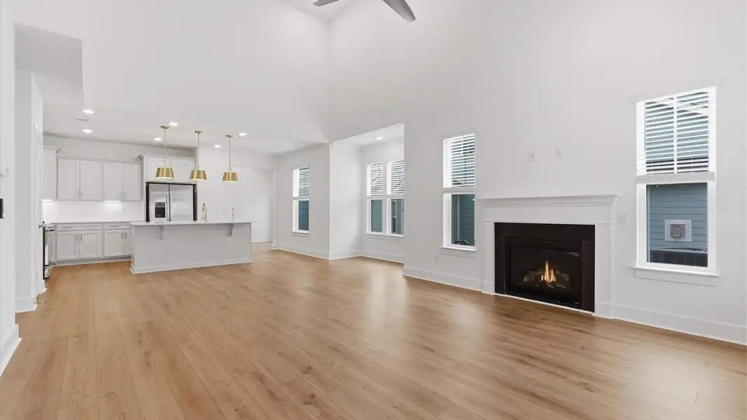 Furnished interior view inside a new home in Village at Midway, Anderson (Image 8).