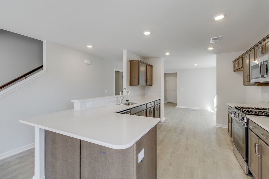 Furnished interior view inside a new home in Ellington, Elgin (Image 10).