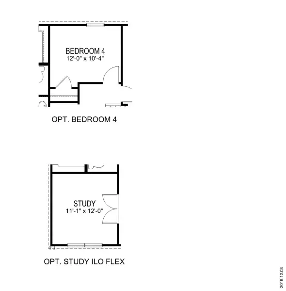 2D floor plan layout of this home in Spring Ridge, Anderson, SC (Image 7).