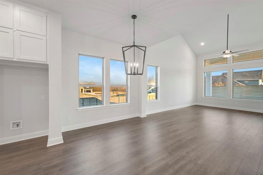 Spacious, unfurnished interior of a new home in Treeline, Justin (Image 27).