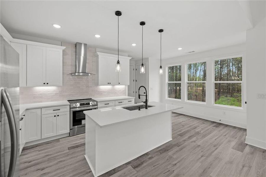 Furnished interior view inside a new home in , Lula (Image 7). Furnished interior view inside a new home in , Lula (Image 7).