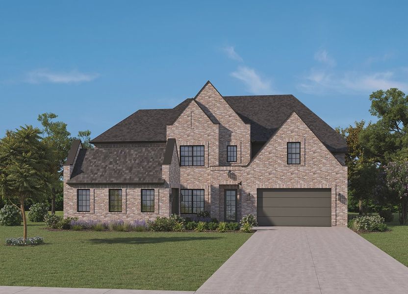 Representative exterior photo of a completed home built from the The Magnolia by Homebound in Park Place, Prosper, TX (Image 4).