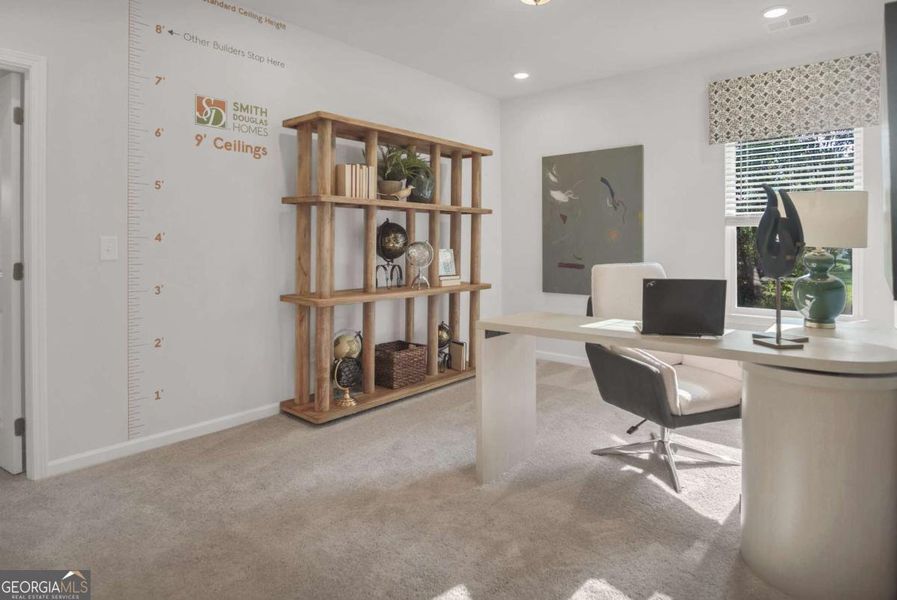 Furnished interior view inside a new home in Stonebridge North, Macon (Image 11).