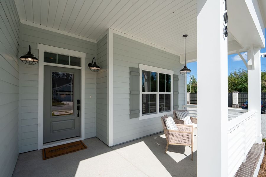 Representative exterior details of a home built from the Beckett by Bill Clark Homes in Sidbury Landing, Wilmington (Image 43). Representative exterior details of a home built from the Beckett by Bill Clark Homes in Sidbury Landing, Wilmington (Image 43).