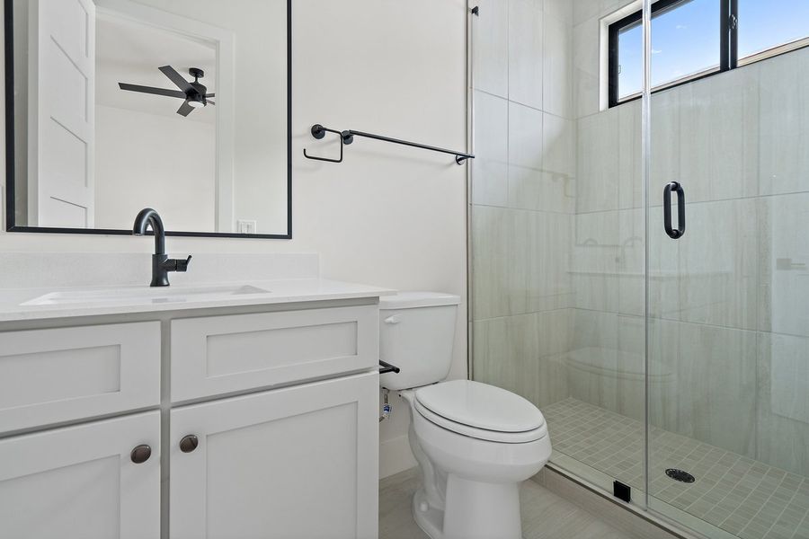 Furnished interior view inside a new home in Milky Way at River Place, Austin (Image 26).