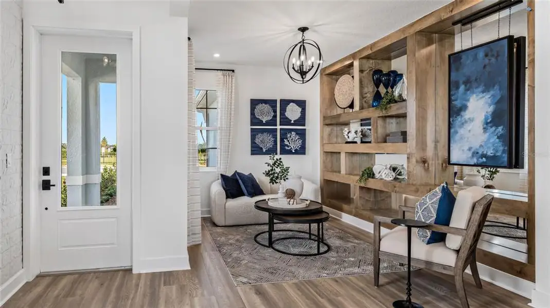 Furnished interior view inside a new home in Cresswind at Lake Harris, Tavares (Image 16). Furnished interior view inside a new home in Cresswind at Lake Harris, Tavares (Image 16).