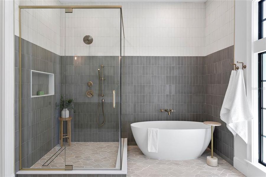 Furnished interior view inside a new home in , Tampa (Image 63).