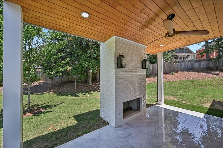 Exterior details and patio area of a home in , Alpharetta (Image 38). Exterior details and patio area of a home in , Alpharetta (Image 38).