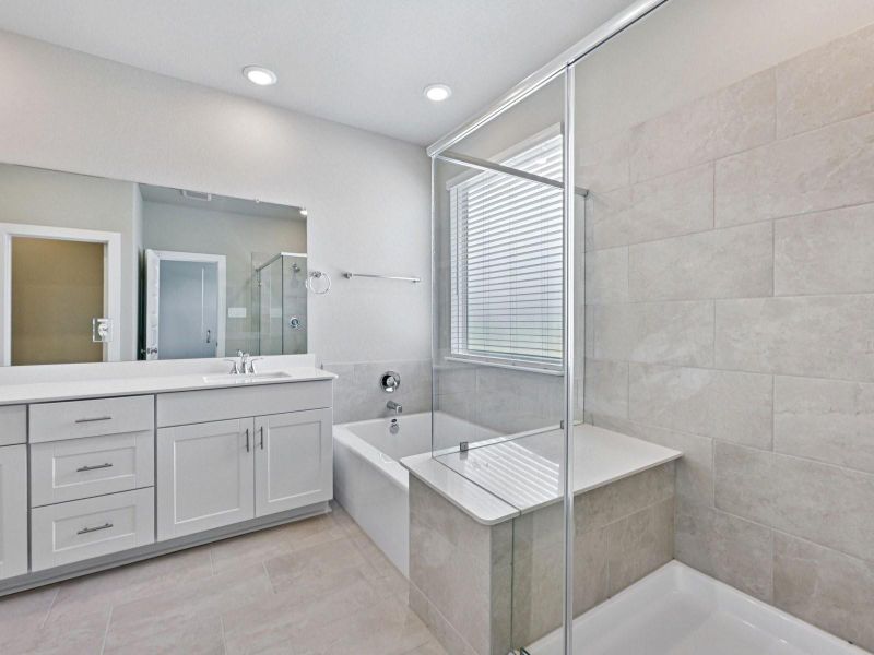 Furnished interior view inside a new home in Spring Brook Village - City Series, Houston (Image 16).