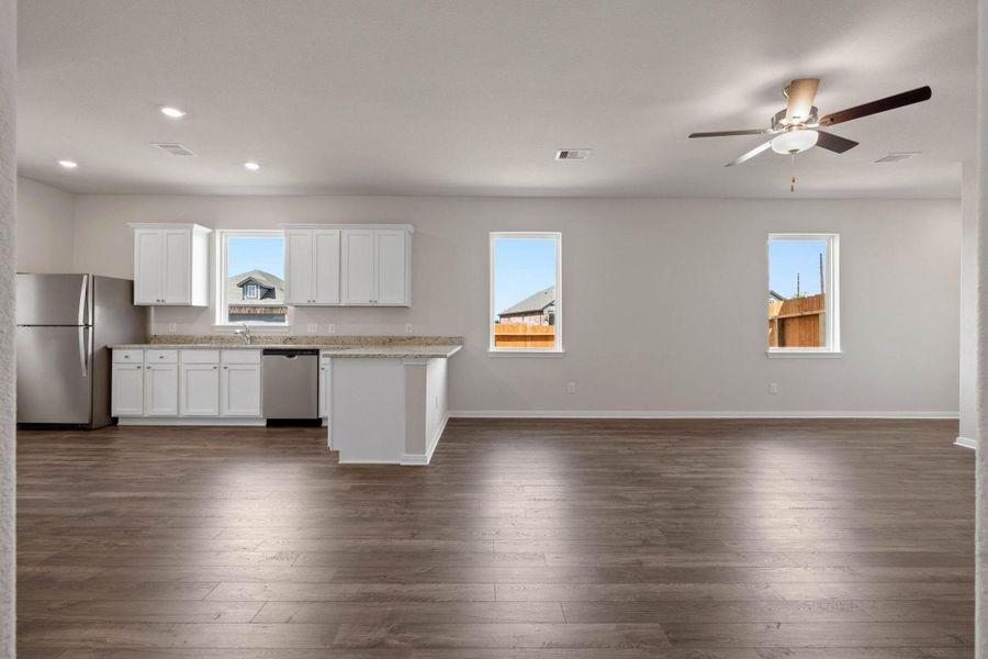 Spacious, unfurnished interior of a new home in Vacek Country Meadows, Richmond (Image 12).