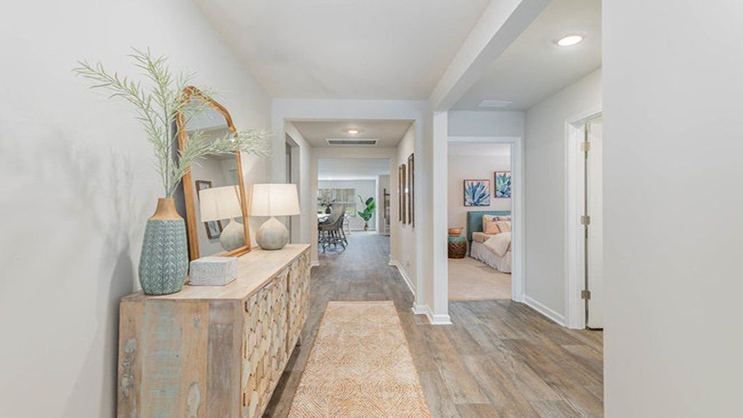 Furnished interior in a model home at Cottonwood Place in Tabor City (Image 14).