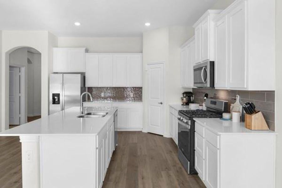 Furnished interior view inside a new home in , Anna (Image 6). Furnished interior view inside a new home in , Anna (Image 6).