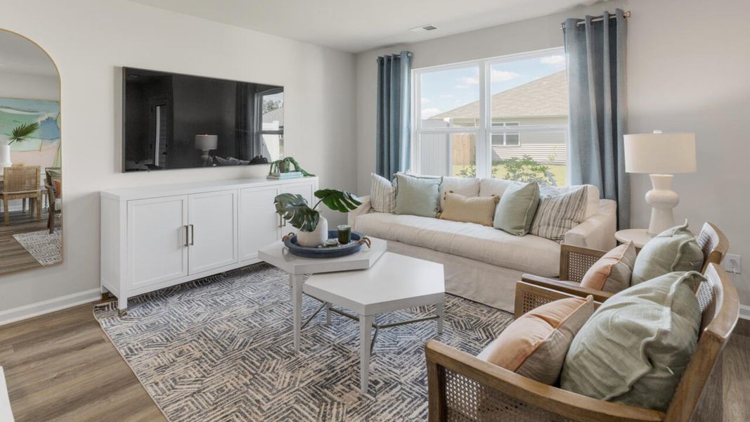 Furnished interior view inside a new home in The Willows at Blake Farm, Wilmington (Image 12).