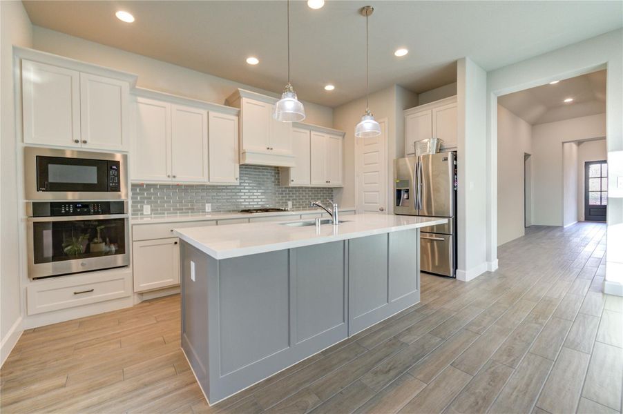 Furnished interior view inside a new home in , Katy (Image 8).