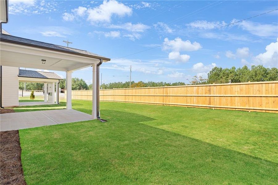 Exterior details and patio area of a home in , Buford (Image 4).