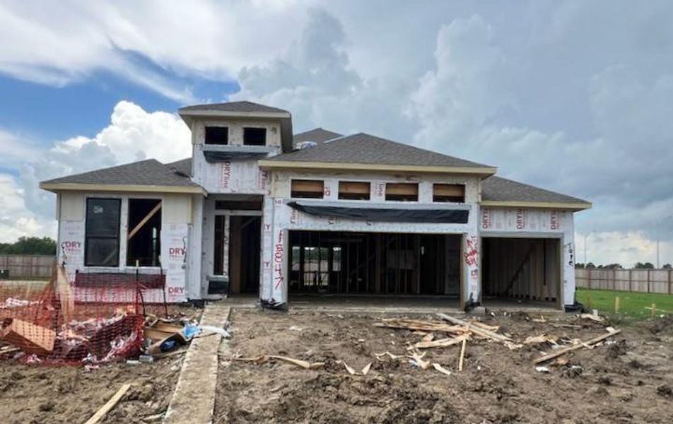 Actual progress of your home.