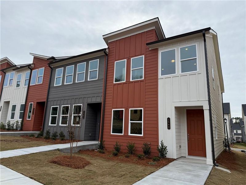 Front exterior of a new home in Park Vue, Atlanta, GA, highlighting curb appeal (Image 2).