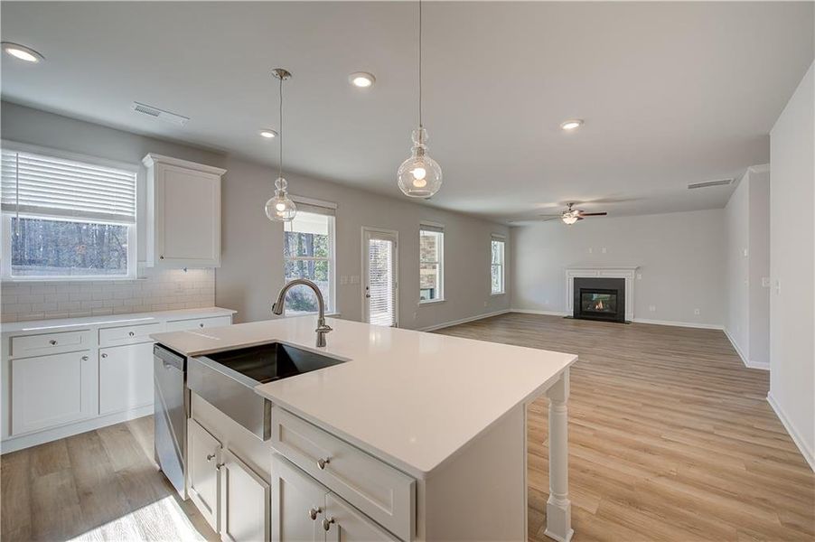 Furnished interior view inside a new home in Burchwood, Stockbridge (Image 8).