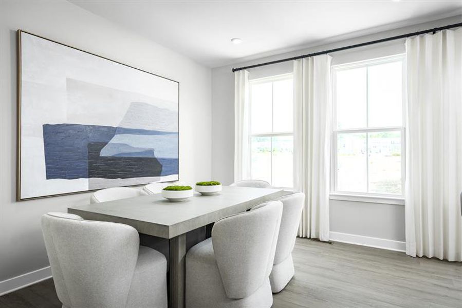 Representative furnished interior of a home built from the Tempo by Ryan Homes in Moore Farm Townhomes, Indian Trail (Image 9). Representative furnished interior of a home built from the Tempo by Ryan Homes in Moore Farm Townhomes, Indian Trail (Image 9).