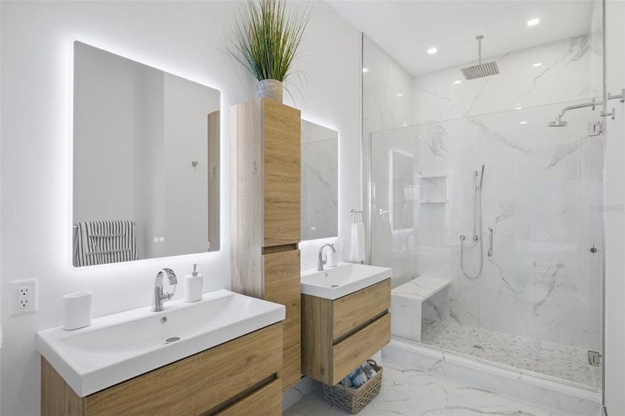 Furnished interior view inside a new home in , New Port Richey (Image 9).