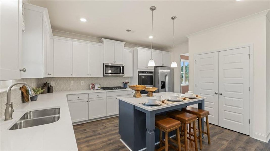 Furnished interior view inside a new home in The Gates at Pates Creek, Hampton (Image 14).
