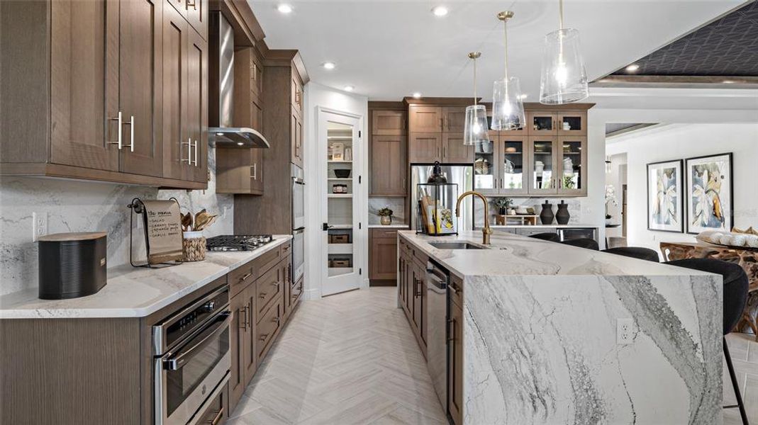 Furnished interior view inside a new home in Cresswind at Lake Harris, Tavares (Image 16).