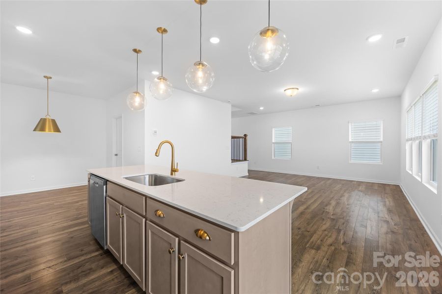 Furnished interior view inside a new home in Morgan Hills, Albemarle (Image 6).
