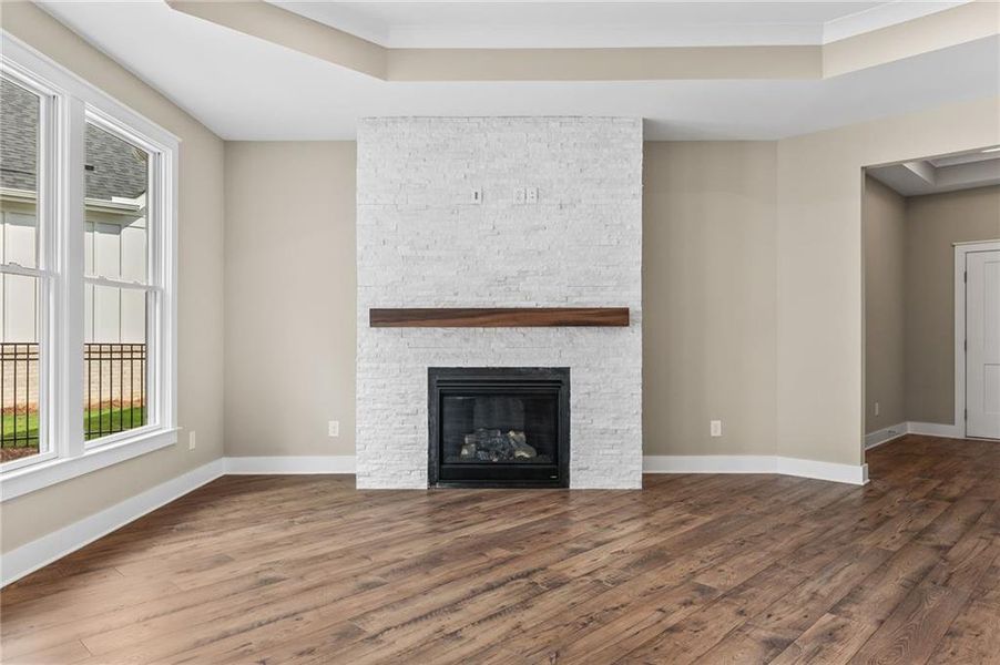 Spacious, unfurnished interior of a new home in The Courtyards by The Manor, Alpharetta (Image 48).