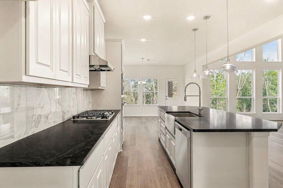 Furnished interior view inside a new home in Oakwood Ranch, Willis (Image 11). Furnished interior view inside a new home in Oakwood Ranch, Willis (Image 11).