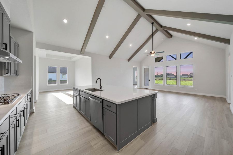 Furnished interior view inside a new home in Magnolia Bend, Rosharon (Image 16).