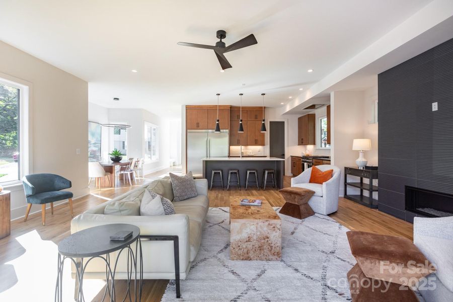 Furnished interior view inside a new home in , Charlotte (Image 15).