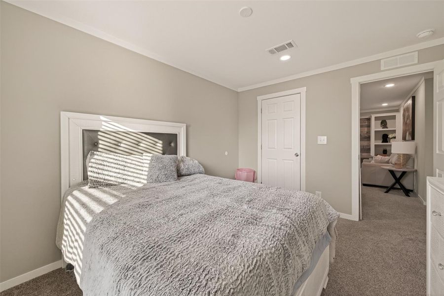 Furnished interior view inside a new home in , Cleveland (Image 32).