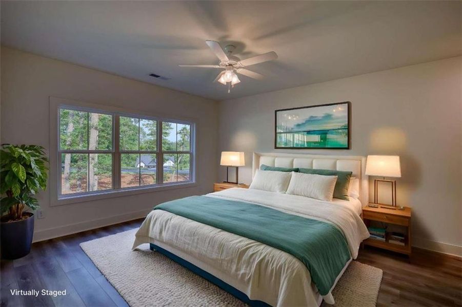 Furnished interior view inside a new home in , Monticello (Image 11). Furnished interior view inside a new home in , Monticello (Image 11).