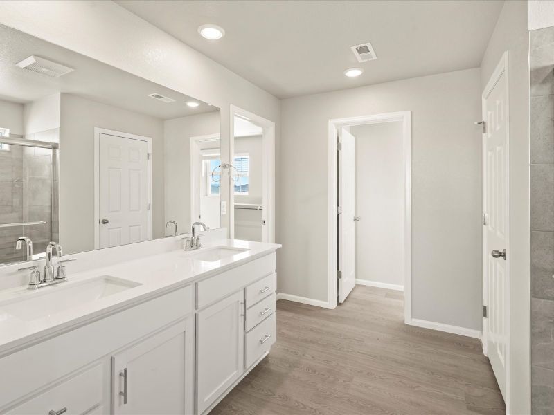 Furnished interior view inside a new home in Poudre Heights: The Lakes Collection, Windsor (Image 8).