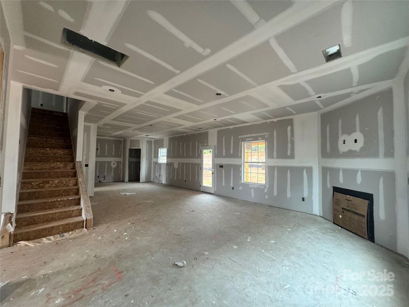 Family Room looking into kitchen Family Room looking into kitchen
