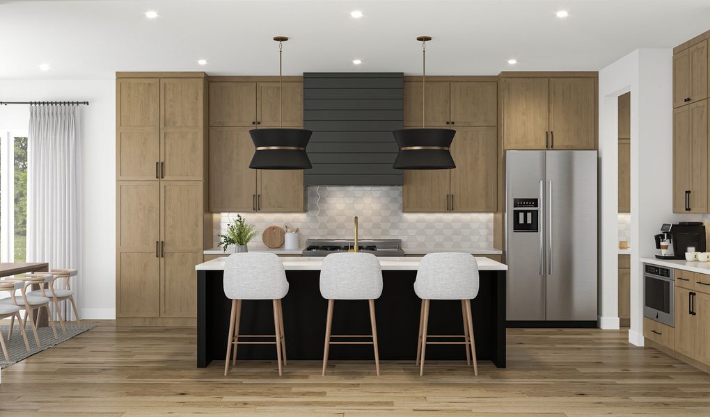 Furnished interior view inside a new home in , Houston (Image 3). Furnished interior view inside a new home in , Houston (Image 3).