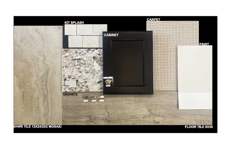 Sample of building materials used in homes in Del Webb at Rocking K, Tucson (Image 4). Sample of building materials used in homes in Del Webb at Rocking K, Tucson (Image 4).