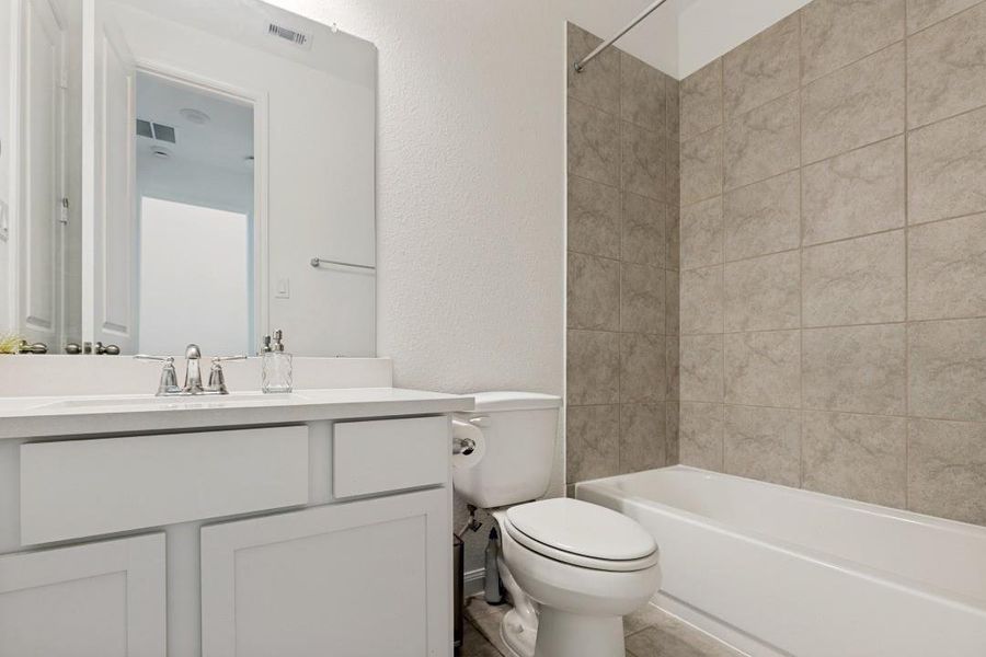 Furnished interior view inside a new home in , Cypress (Image 17).