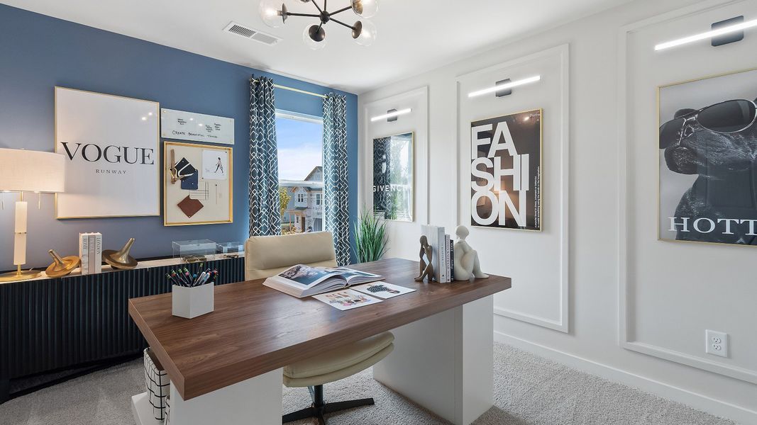 Furnished interior view inside a new home in Chapel Hill, Newnan (Image 30).