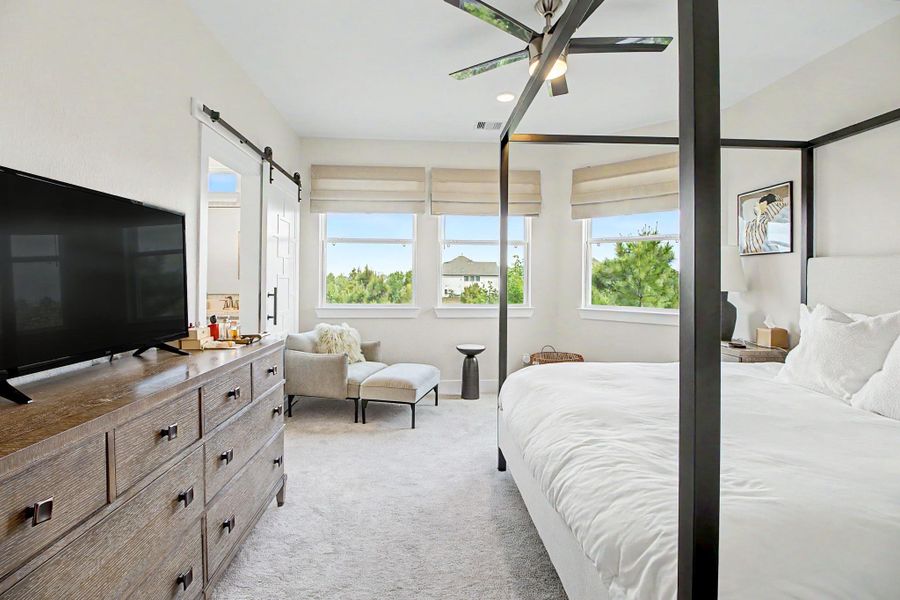 Furnished interior view inside a new home in , Cypress (Image 18).