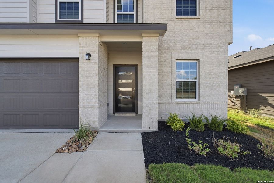 Exterior details and patio area of a home in Morgan Meadows, San Antonio (Image 23).